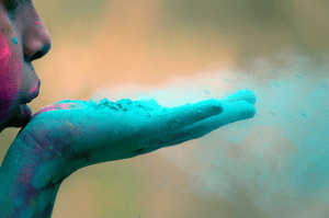 The Hindu religious festival of Holi